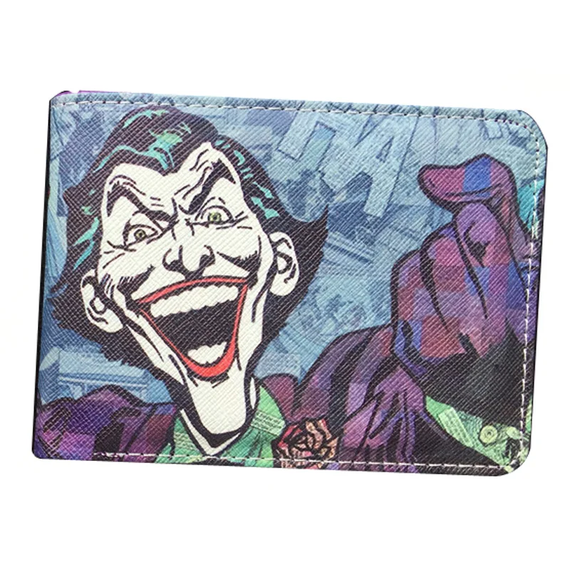 MeanCat Movie Suicide Squad Wallet The Joker Harley Quinn Bifold