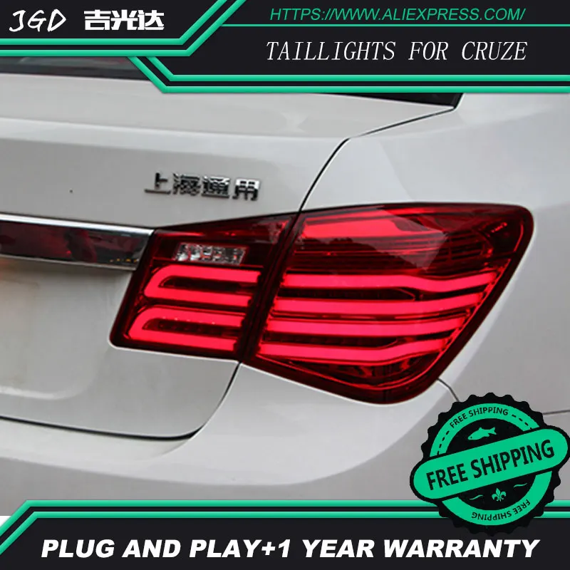 Car Styling tail lights for Chevrolet Cruze 2009-2013 taillights LED Tail Lamp rear trunk lamp cover drl+signal+brake+reverse Car Styling tail lights for Chevrolet Cruze 2009-2013 taillights LED Tail Lamp rear trunk lamp cover drl+signal+brake+reverse