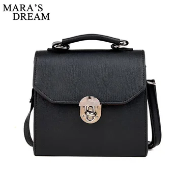 

Mara's Dream 2018 PU Leather Small Women Bags Solid Designer Women Messenger Bags Handbags Ladies Flap Shoulder Crossbody Bags