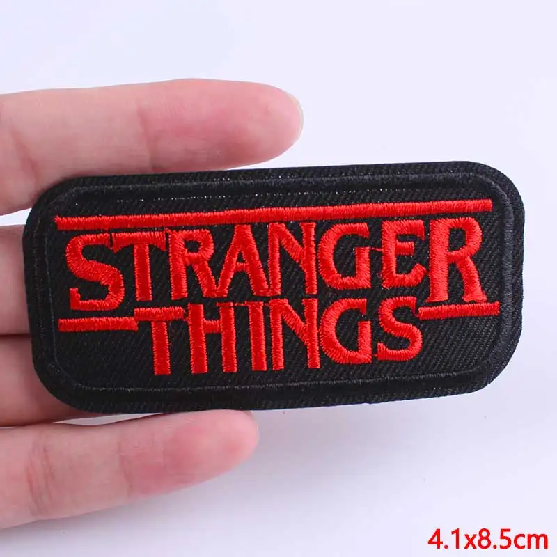 Punk Biker Patch Iron on Patches On Clothes Embroidered Letter Patches For Clothing Star Wars Patches Accessories Badges F - Цвет: F-PE2319CT