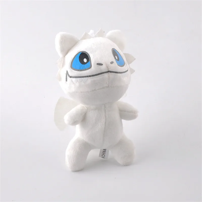 New How To Train Your Dragon 3 Plush Dolls Black Dragon Night Fury Toothless White Dragon Light Fury Peluche Toys Key Bag Pendants  (19)