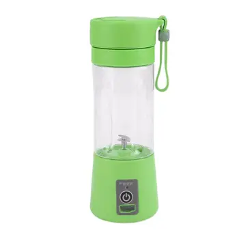 

2018 Hot 4 Colors 380ml USB Electric Handheld Smoothie Maker Blender Rechargeable Mini Portable Juice Copa Water Bottle