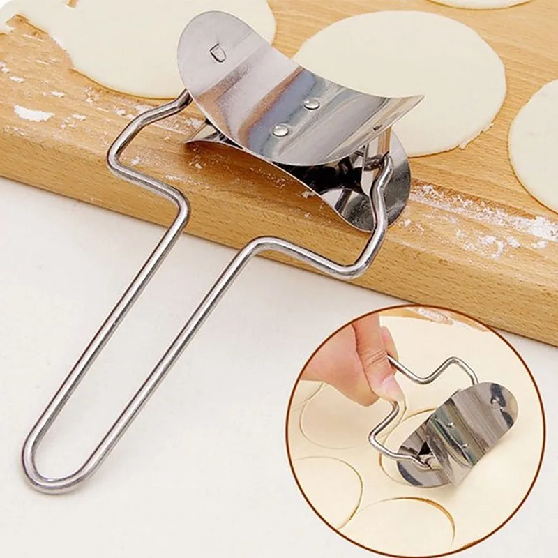 

1Pcs Creative Stainless Steel Dough Press Dumpling Pie Ravioli Mold Making Dumping Pastry Tools