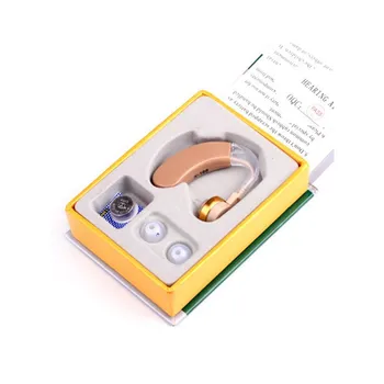 

Hearing Aids MINI Sound Amplifier Enhancement BTE light weight Behind the ears good choice hear the world hearing very well
