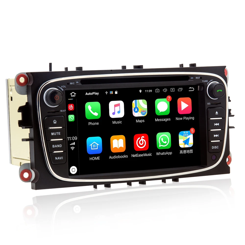 Best 7" IPS Pure Android 8.0 Car DVD Player For Ford Focus Galaxy Mondeo C-MAX S-MAX Kuga Car Radio With Bluetooth GPS Navigation 1 Best 7" IPS Pure Android 8.0 Car DVD Player For Ford Focus Galaxy Mondeo C-MAX S-MAX Kuga Car Radio With Bluetooth GPS Navigation 1