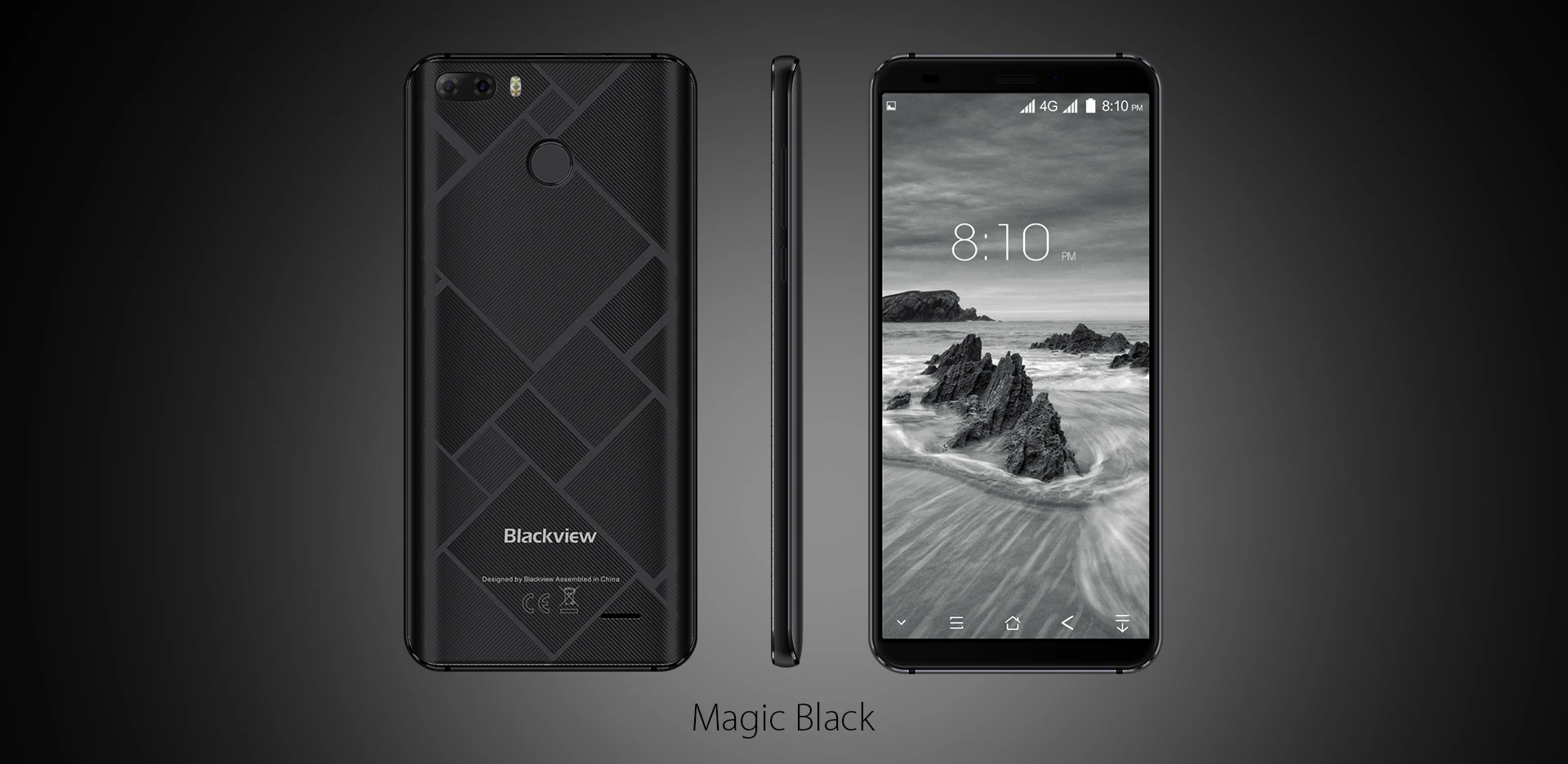 Blackview S6 5,7 дюймов 18:9 HD + полноэкранный смартфон MT6737VWH четырехъядерный 2 Гб ОЗУ 16 Гб ПЗУ две задние камеры мобильный телефон