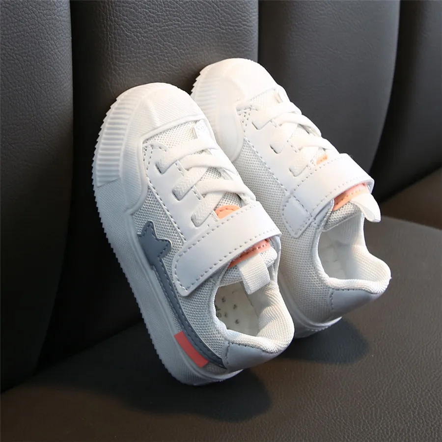 kids sneakers lights bright fluorescent color  breathable kids sneakers non-slip casual basket enfant garcon de marque 40J24 (16)