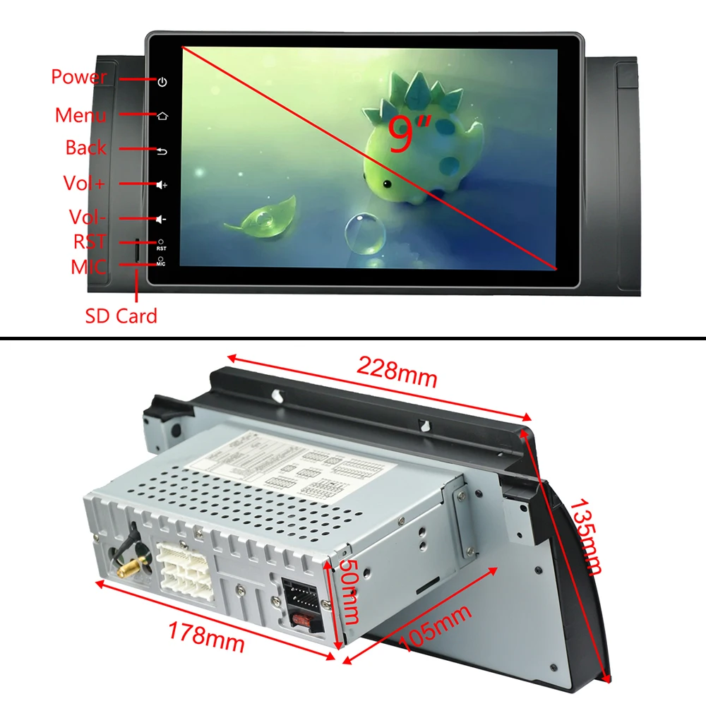 Clearance Android 8.1 For BMW X5 E39 E53 M5 Car Stereo Autoradio 4GB DDR3 32G Octa Core 9inch IPS Screen Touch GPS Bluetooth Headunit WiFi 3 Clearance Android 8.1 For BMW X5 E39 E53 M5 Car Stereo Autoradio 4GB DDR3 32G Octa Core 9inch IPS Screen Touch GPS Bluetooth Headunit WiFi 3