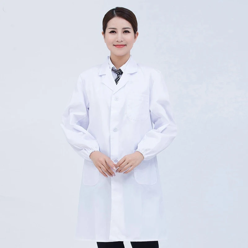 Лабораторный халат спецодежда медицинская больницы белый платья для женщин и мужчин пальто стоматолог д