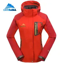 2017 Ladies 3in1 Windbreaker Waterproof Warm Outdoor Winter Jacket Women Sports Climbing Jaqueta Feminina Hiking Camping Coat