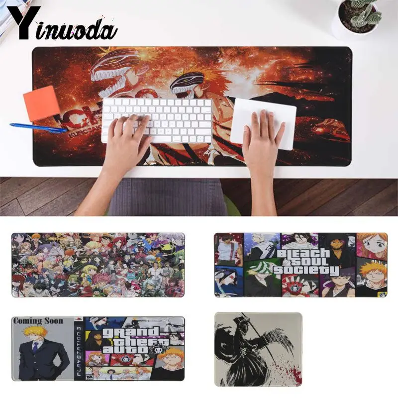 

Yinuoda Cool New Bleach Customized MousePads Computer Laptop Anime Mouse Mat Customized laptop Gaming small mouse pad