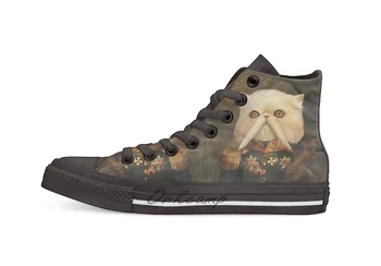 

Persian Cat Emperor Casual High Top Canvas shoes sneakers Light Walking Shoes