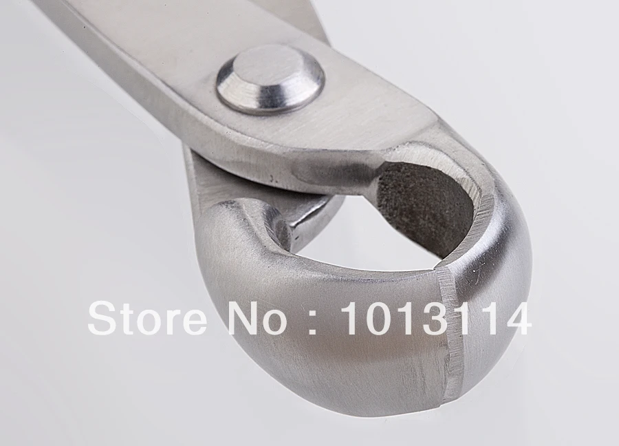 Cena 210 mm gałka kuter wklęsłe nożyce do przycinania brzegów standardowa jakość poziom 3Cr13 stal nierdzewna bonsai narzędzia wykonane przez firmę TianBonsai