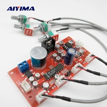 AIYIMA LM1036 тональная плата Низкие/высокие частоты баланс объем Управление регулировки NE5532 операционный усилитель Hi-Fi предусилитель усилитель один Мощность