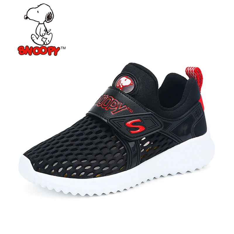 Snoopy/детская обувь Летние кроссовки из сетчатой ткани для мальчиков и девочек