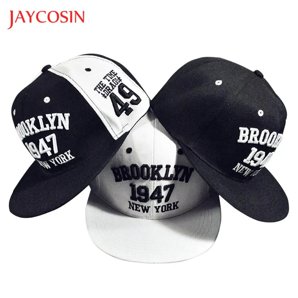 Jaycosin бейсболка Повседневное шляпа моды Вышивка Популярные Snapback Мальчик Хип-хоп шляпа Регулируемый Бейсболка унисекс feb8