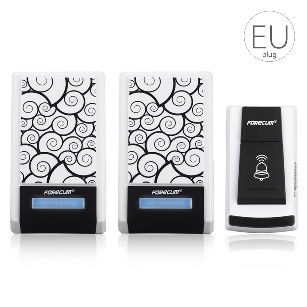 

High Quality Waterproof Door Bell System with 36 Chimes Dual Receiver Smart Wireless Doorbell Kit