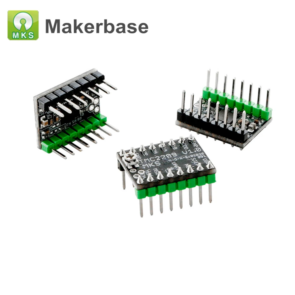 Детали 3d принтера MKS TMC2209 UART шаговый двигатель модуль драйвера Stepsticks Mute VS TMC2208 TMC2100 для MKS SGen L SKR плата