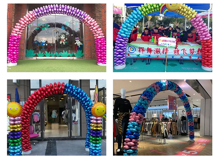 Свадебные арки с профессиональными шариковыми палками и базой для открытия рынка, принадлежности для дня рождения, Детские вечерние фоны