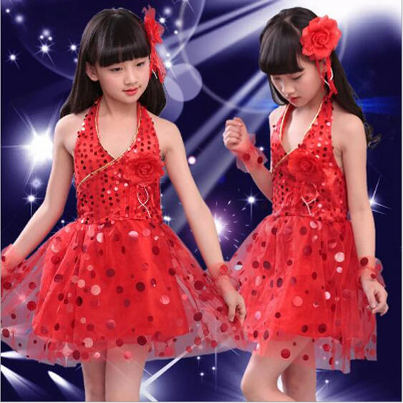 latin dress red