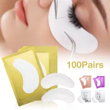 100 пар/упак. новые бумажные накладки для ресниц под глазами накладки для ресниц для наращивания ресниц увлажняющие накладки для глаз наклейки Обертывания инструменты для макияжа