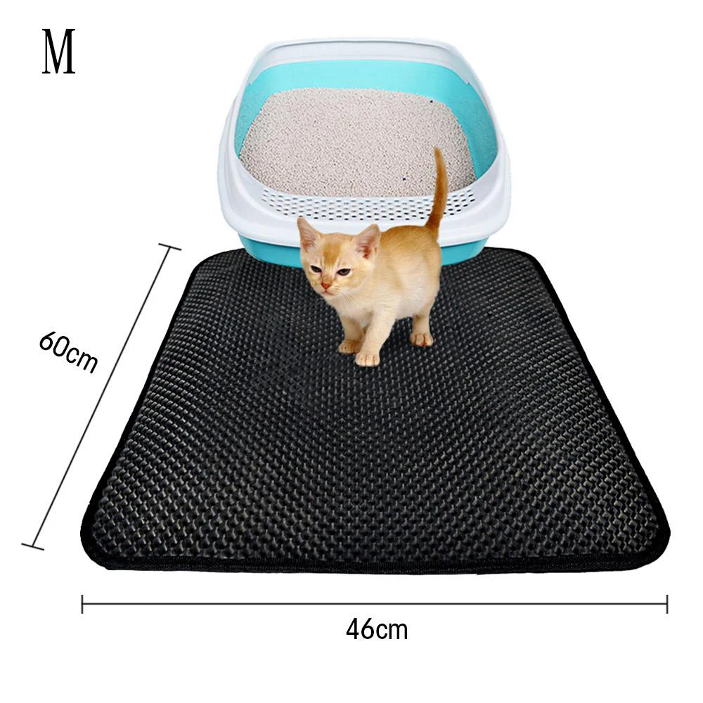 DREAMSOULE-Cat-Litter-Mat-EVA-Double-Layer-Cat-Litter-Trapper-Mats-with-Waterproof-Bottom-Layer-kattenmand