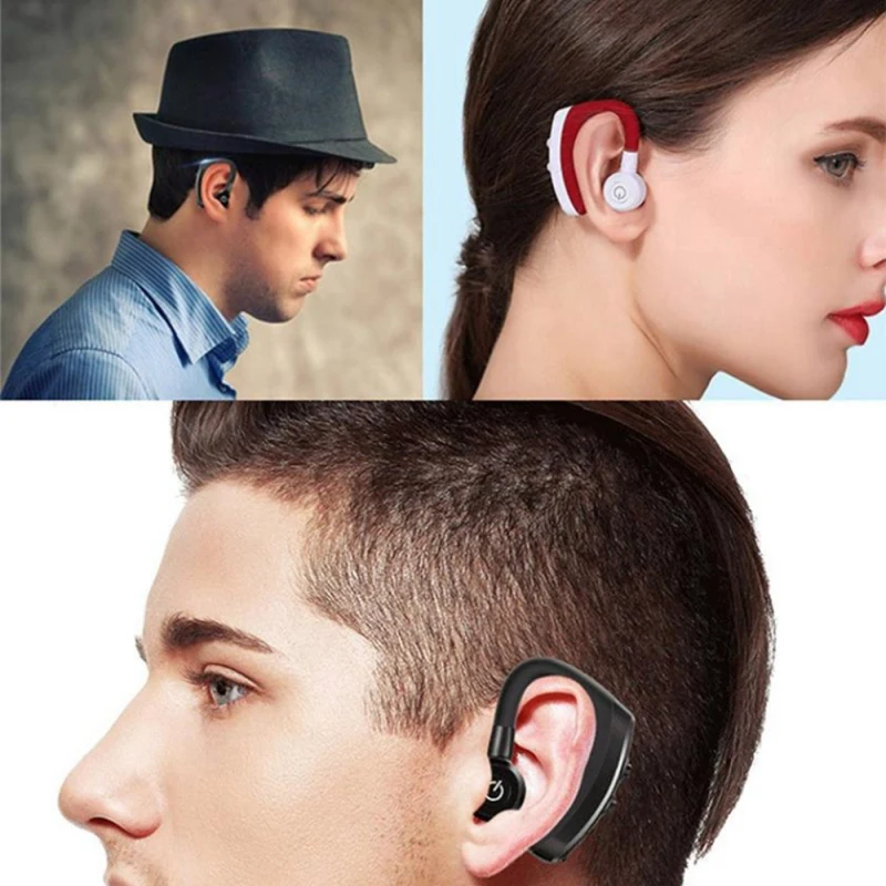 Handsfree Bluetooth Oortelefoon Auto Draadloze Bluetooth гарнитуры Telefoon Koptelefoon Hoofdtelefoon для Iphone Xiaomi