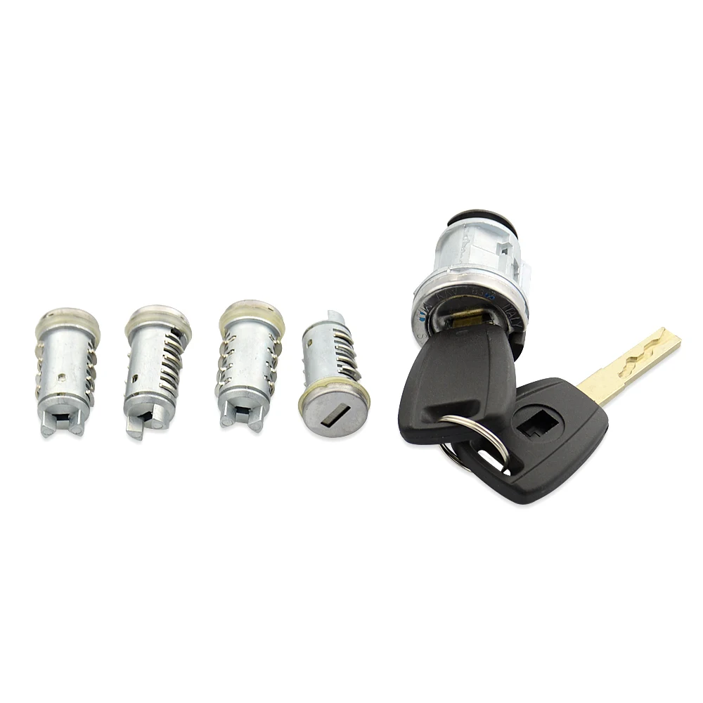 Car Ignition Lock Set Car Key Door Original Milling Cylinder Trunk Lock For Fiat Ducato Peugeot Citroen SIP22