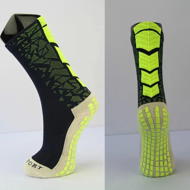 Buy High Quality Men Non Slip Soccer Sports Crew Socks Professional Athletic