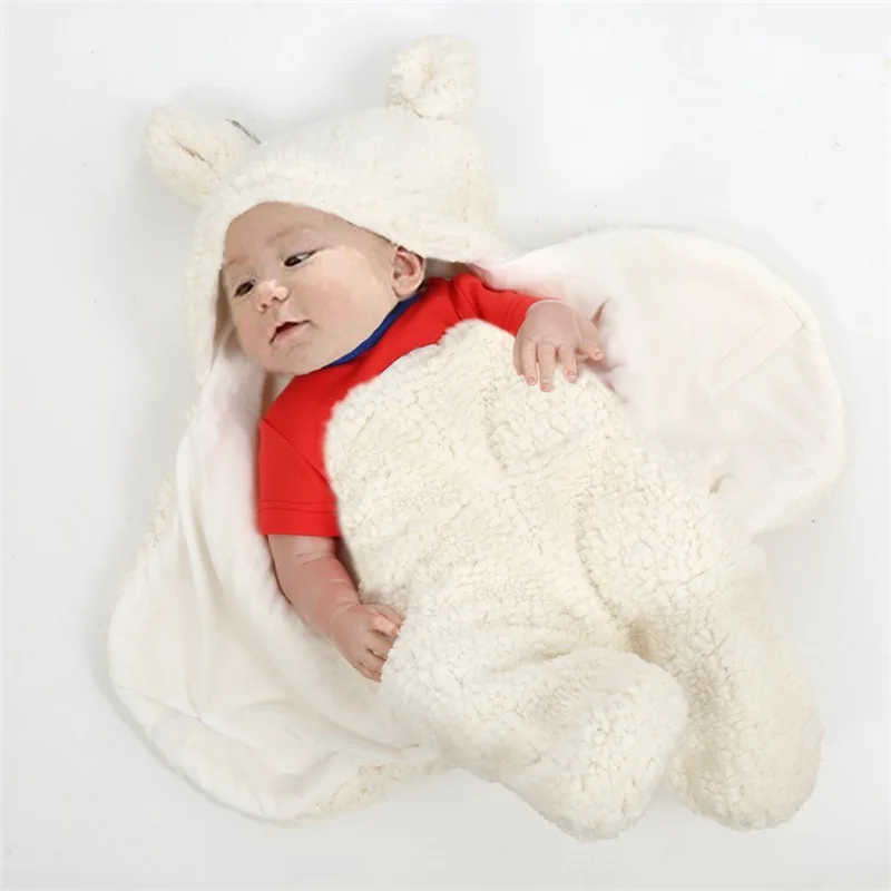 Winter Newborn Baby Swaddle Wrap Blanket