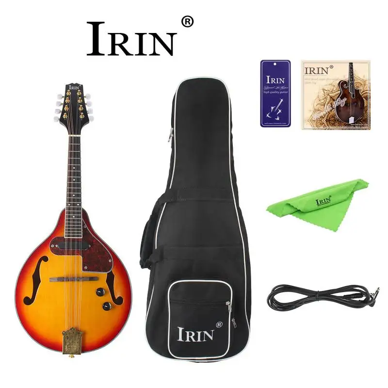IRIN 8 Strings Basswood Electric Acoustic Mandolin A Style Rosewood