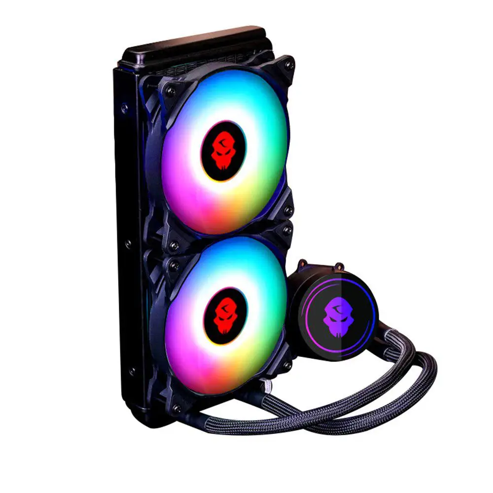 120VGA 120 мм AIO кулер для воды для игровой vga-карты, светодиодный светильник, Nvidia& ATI