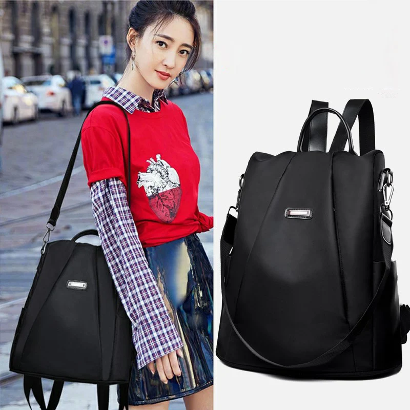

Women Anti-theft Backpack Personality Wild Oxford Cloth Travel Backpack