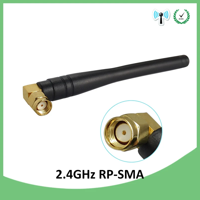 10pcs 2.4GHz Antenna wifi 3dBi RP SMA Female 2.4 ghz antena wi fi antenne Aerial antennas