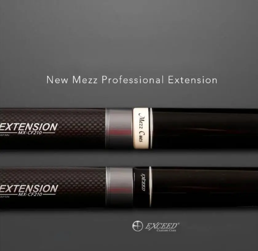 오리지널 MEZZ 풀 큐 확장 풀 키트 EXC 당구 큐 확장 탄소 섬유 당구 용품 70g, 메즈 큐 확장