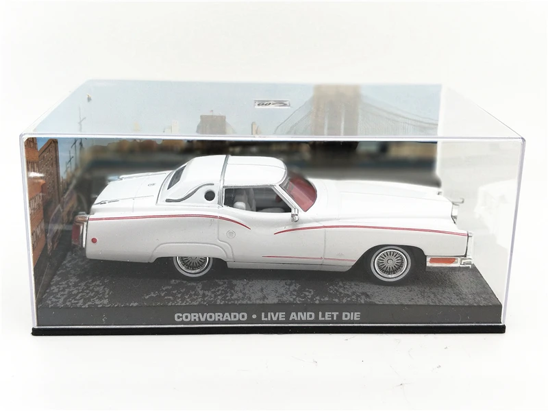1:43 UH collecations литая модель автомобиля Cadillac Eldorado(corvorado) белый миниатюрный автомобиль