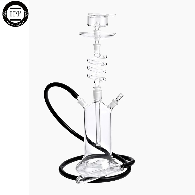 1 шт. 14 мм dia led спиральное стекло chicha twirl part shisha подключение к кальяну стеклянная