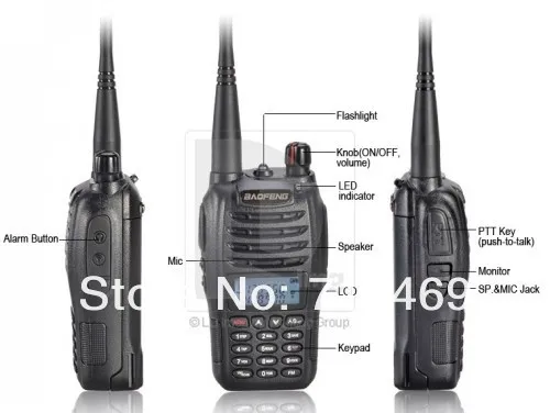 DHL Бесплатная доставка + BaoFeng UV B6 Любительская рация VHF/UHF 136 174/400 480 МГц Двусторонняя
