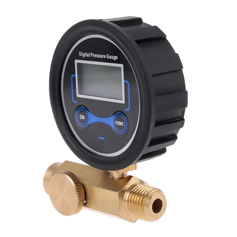 1/4" Digital Air Compressor 200PSI Pressure Regulator Gauge Control Valve Tool