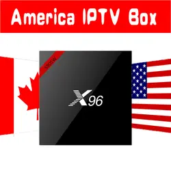 НОВЫЙ США IP ТВ коробка X96W 4 К Android 7,1 ТВ коробка с 7000 Live 8000 VOD Великобритании де Испания италия голландский Nordic Европа HD IP ТВ Декодер каналов
