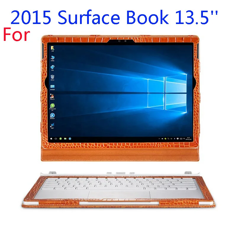 Чехол из натуральной кожи для 2017 Microsoft Surface Book 13 5 ''Tablet Laptop Sleeve Креативный