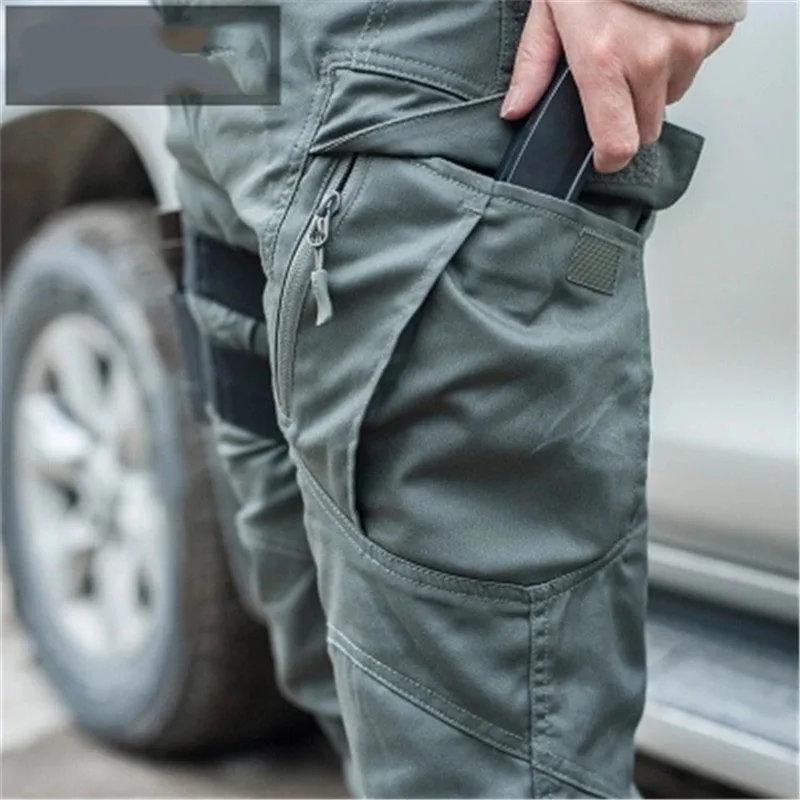 

Men's Tactical Trousers Spring And Autumn Men's Self-cultivation Training Pants Multi-pocket Military Overalls