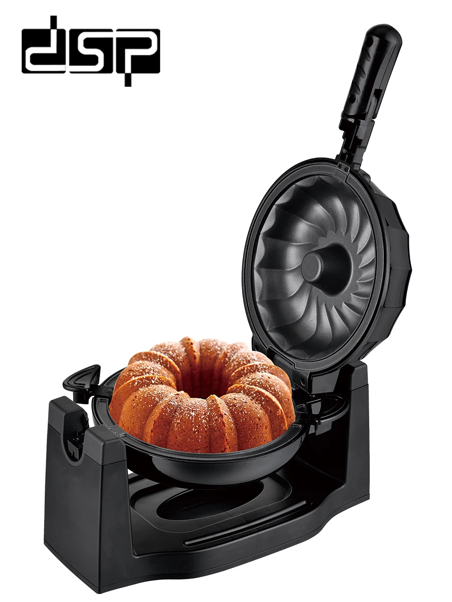 

DSP Electric Flip Bundt Cake Maker Round Fluted Tube Cake 9-inch