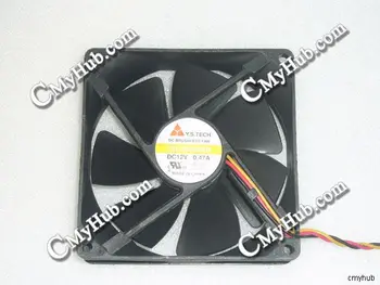 

For Y.S.TECH FD129225EB DC12V 0.47A 9225 9.2CM 92mm 92x92x25mm 3Wire 3Pin Cooling Fan