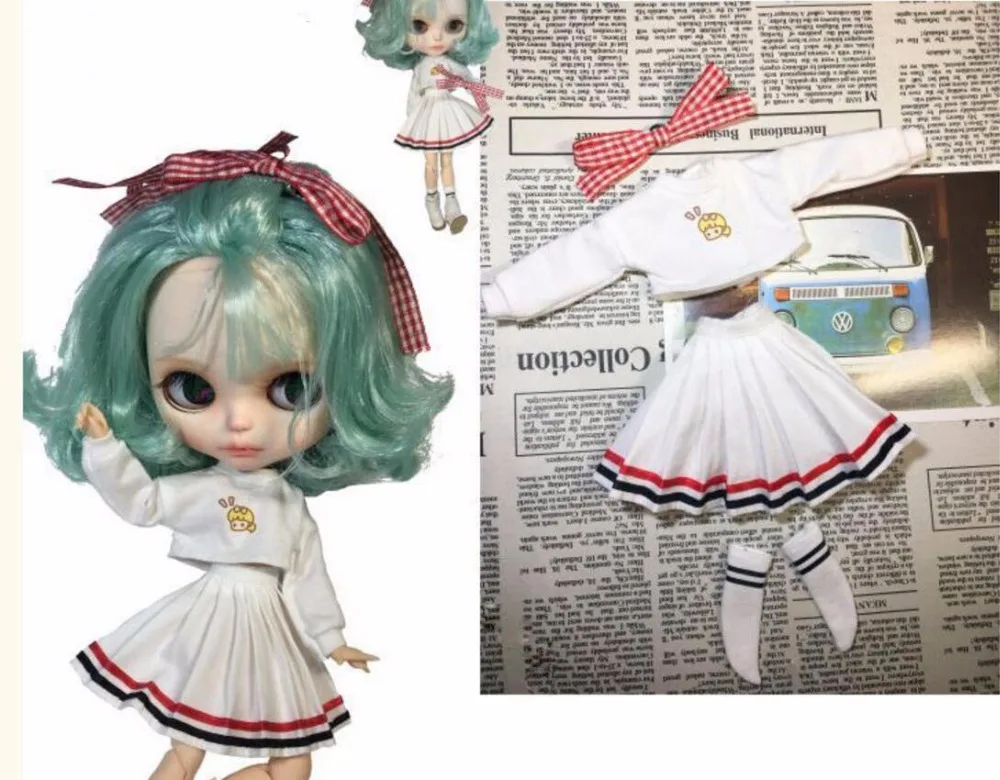Одежда для куклы Blyth B265 подарок 1/6 аксессуары кукол свитер ручной работы с