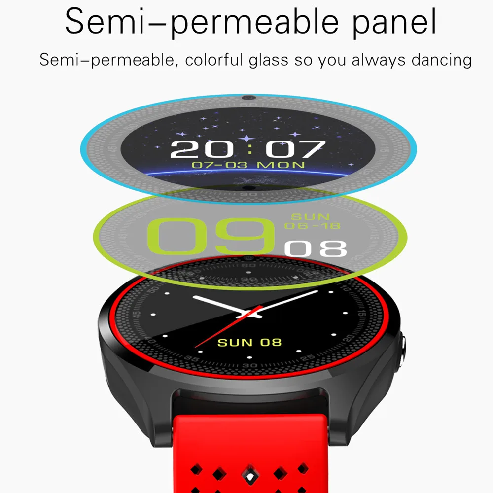 Round Smart Watch Phone Support Camera Bluetooth Smartwatch SIM Card Wristwatch for Men Women Children Wearable Devices