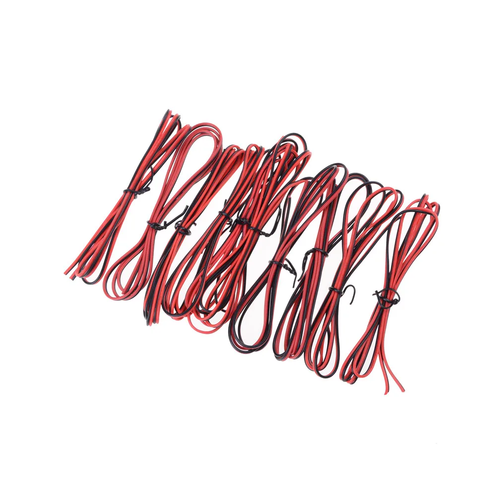 

22awg PVC Electrical Wire For LED Strip Extension Wire Insulated Wire, 2M/4M 2 pin Red Black cable,hot selling new good quality