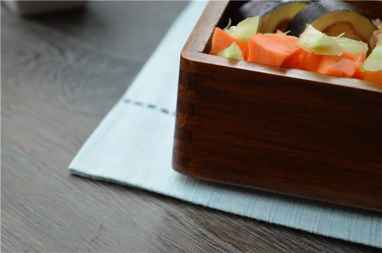 wooden lunch boxes for shushi