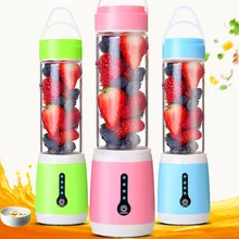 USB оранжевый соковыжималка 480 мл перезаряжаемый блендер Смеситель 6 лезвий цитрусовый многофункциональный блендер фруктовый смузи соковыжималка для дома