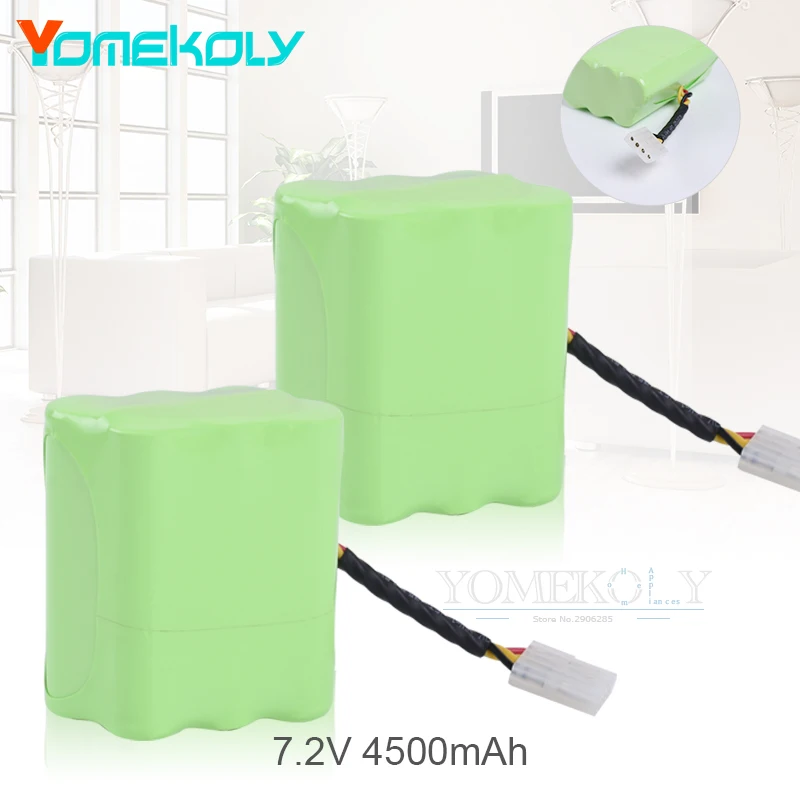 

2pcs 7.2v 4500mAh Vacuum Cleaner Replacement Battery Pack for Neato XV-21 XV-11 XV-14 XV-15 Robot Vacuum Cleaner Parts